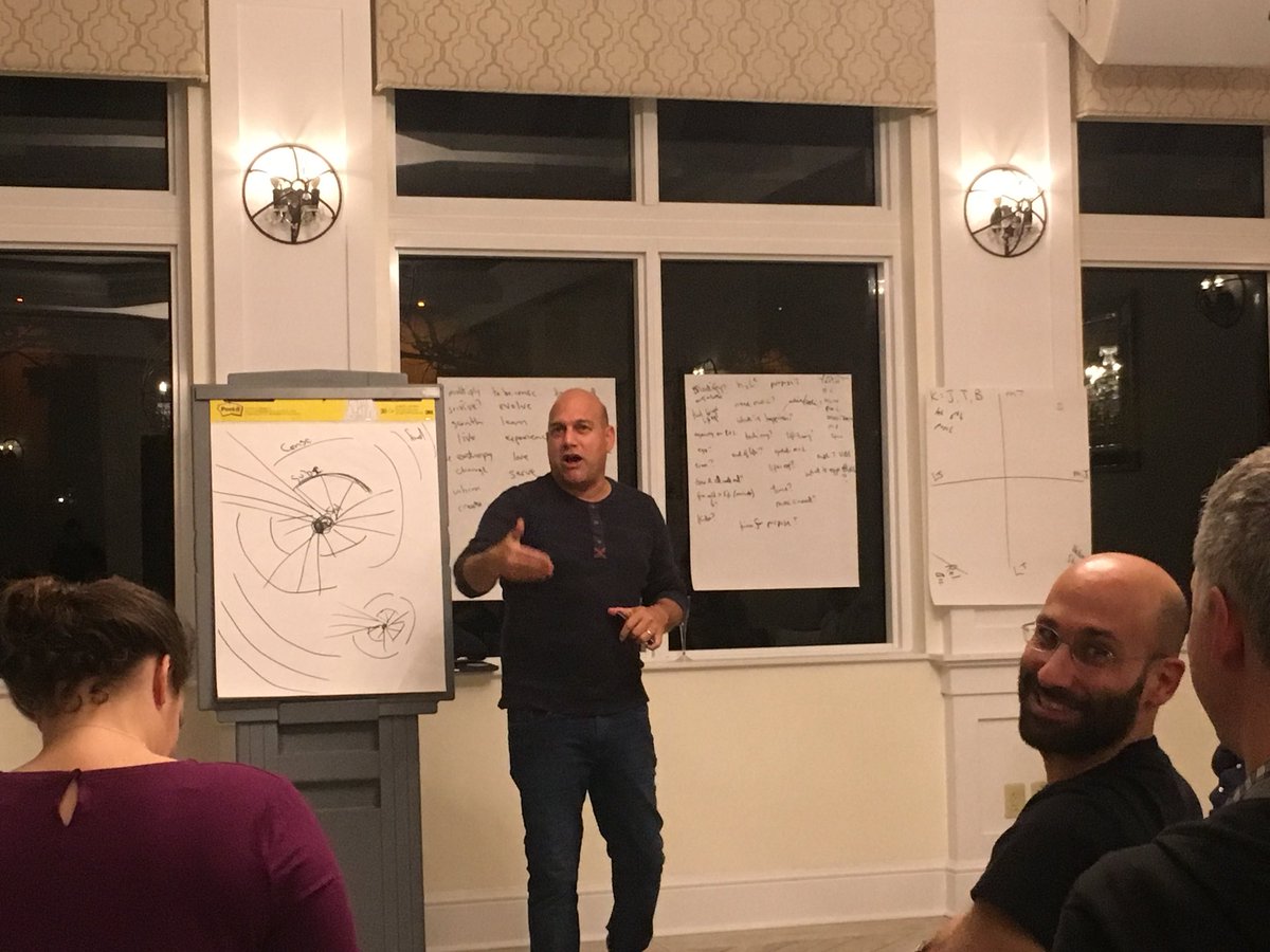 exo_works's tweet photo. Scenes from @salimismail’s infamous Meaning of Life session tonight. #ExOafterdark #ExOFLL https://t.co/EekxWTcctw