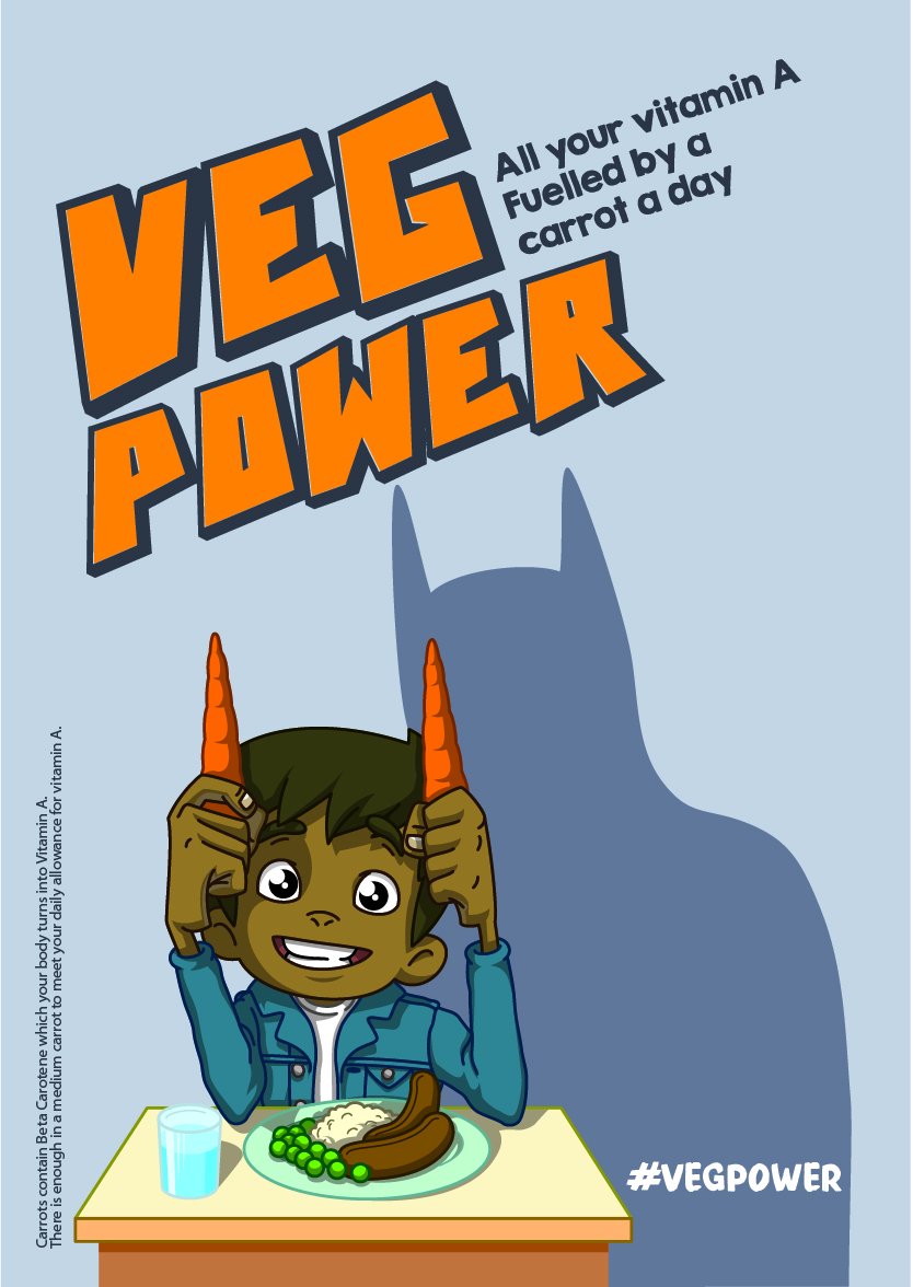 Food_Foundation's tweet photo. Launched today: #VegPower going up in 5000 locations around the UK to highlight the need for a dedicated advertising fund for veg - get involved here https://t.co/yC0WdE9VZC https://t.co/9ANDHw3lnC