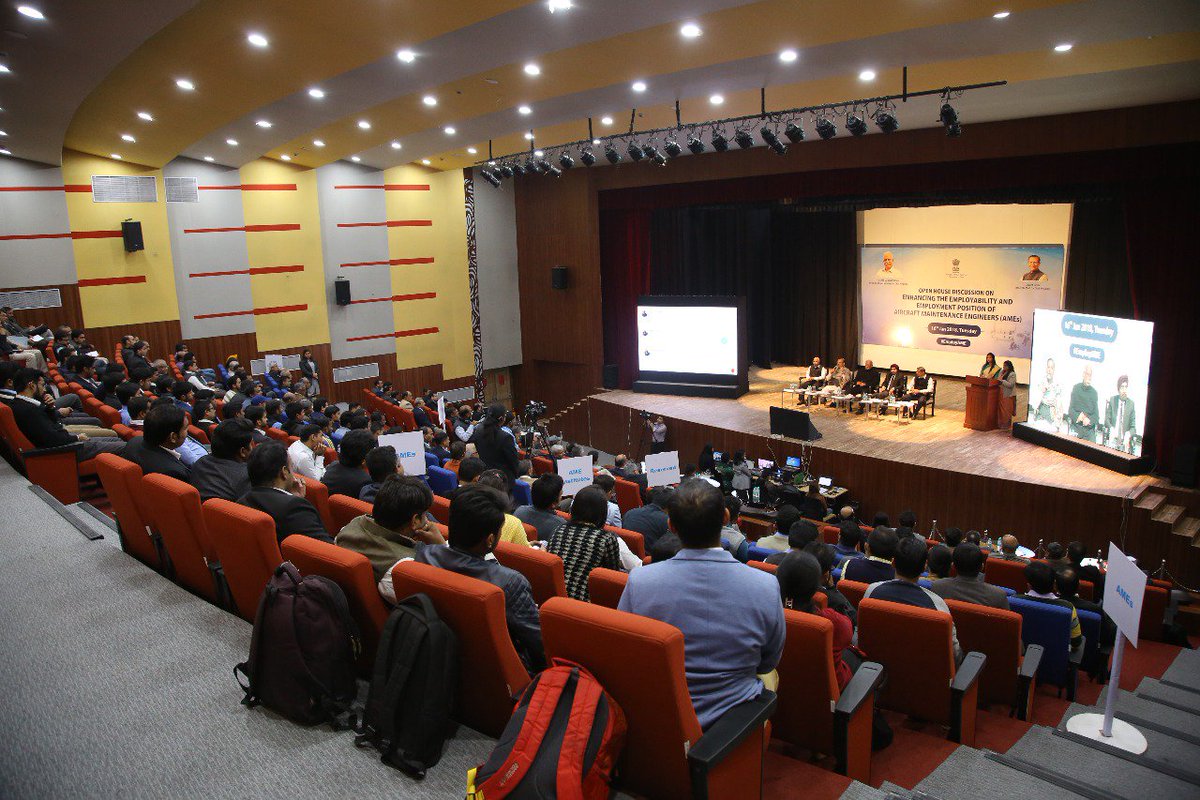 jayantsinha's tweet photo. Govt. is formulating a streamlined & coherent set of regulations aimed at furthering the development of Indian aviation as per global standards. AME training institutes need to concentrate on introducing experiential learning into the syllabus. #EmployAME https://t.co/qVMooinOEC