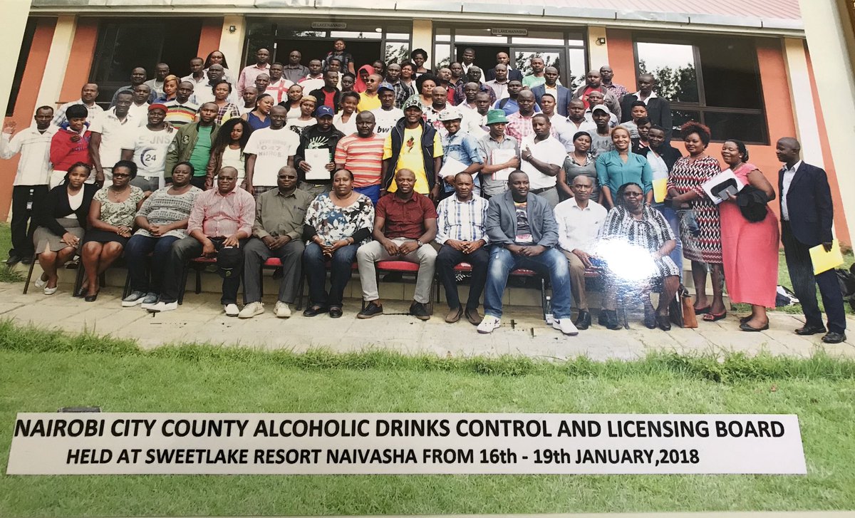 Supporting the setting up of the new team in charge of liquor licensing in Nairobi County #AlcoholControl @NACADAKenya