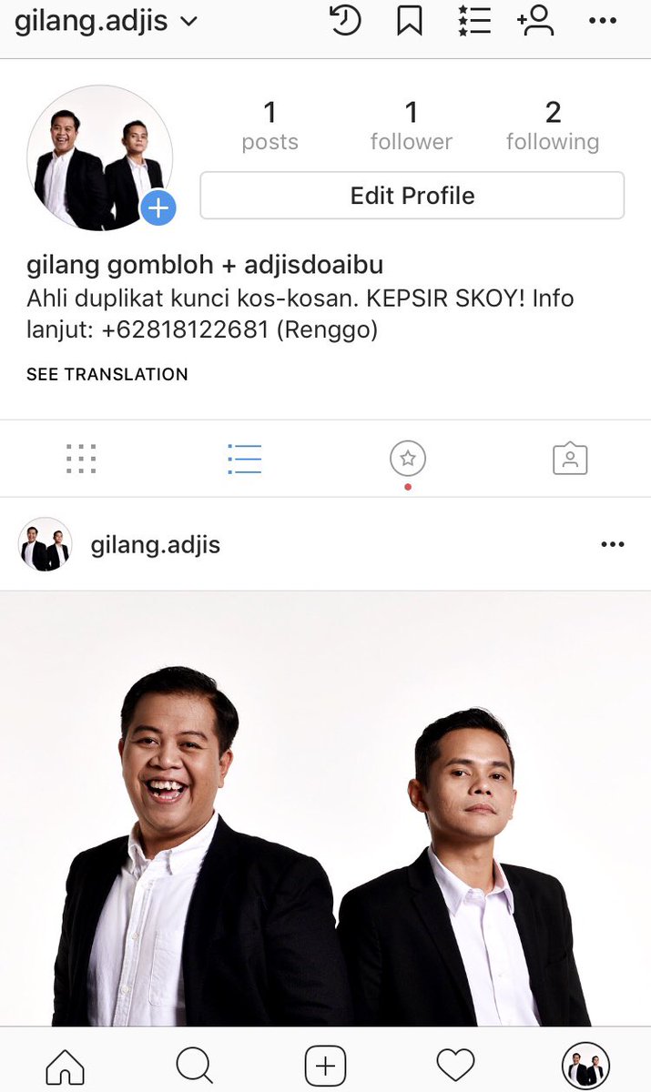 gilang gombloh + adjisdoaibu tweet media
