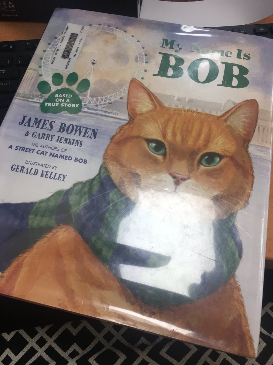 LauraForsyth31's tweet photo. Lesson planning with this book 😍 Such a great story! #astreetcatnamedbob https://t.co/Duph1lNxXe