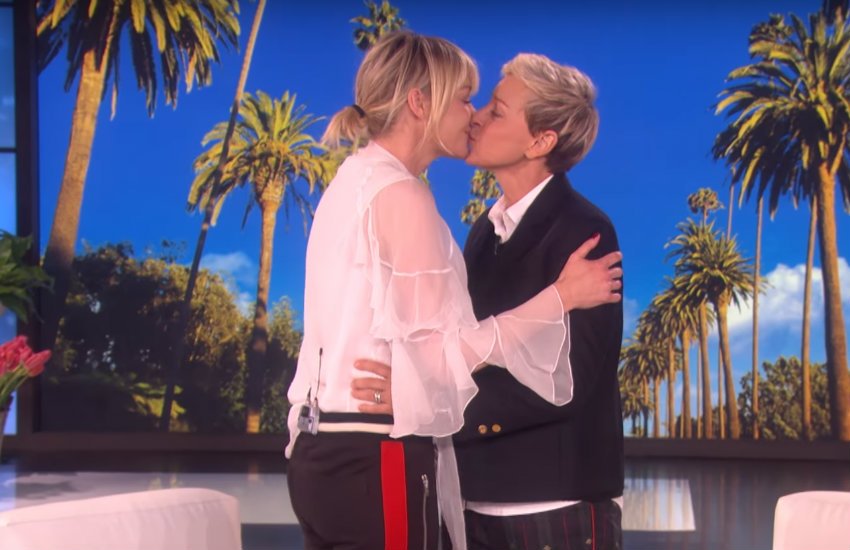 Young asian girl sing ellen degeneres