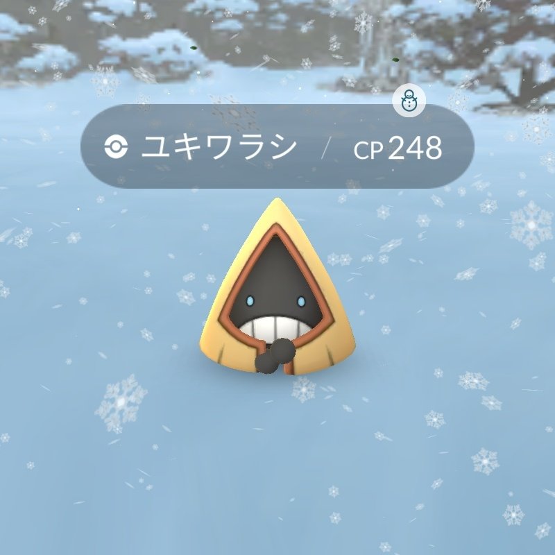 Yosum58 雪降って余計に寒そうw ポケモンgo ユキワラシ T Co Fsagddp4hg Twitter