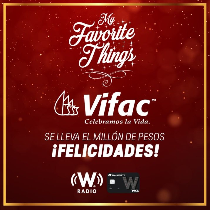 ConsentidosMD's tweet photo. #ConsentidosDebayle ayer tuvimos la dicha de celebrar a @Vifac como la fundación ganadora de 1 millón de pesos en #MyFavoriteThings2017 @marthadebayle muchas felicidades y les invitamos a seguir apoyando las causas de las muchas fundaciones que existen en México ¡Felicidades! https://t.co/5wVWdNW2ya