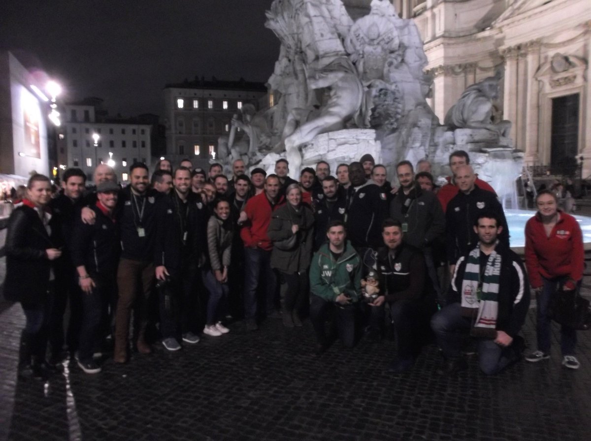 <a href="/washingtonirish/">Washington Irish RFC</a> <a href="/USARugby/">USA Rugby</a> have arrived in Rome and straight into it these boys don't muck about <a href="/rugbyroma/">Rugby Roma O.C. 1930</a> <a href="/AqRugbyClub/">L'Aquila Rugby Club</a> <a href="/Federugby/">Italrugby</a> with sightseeing with our guide Super Mario #IrishRugbyTours #RugbyTours #washingtonirishrfc #usarugby #rugbyroma #aqrugbyclub #federrugby #Rugby