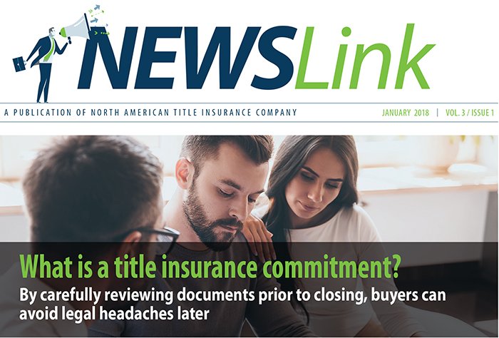 DomaUnderwritng's tweet image. What is a title insurance commitment? Order co-branded versions of our NewsLink newsletter and share with your real estate partners! Visit agentlink.natic.com and click on the PromoLink tab.