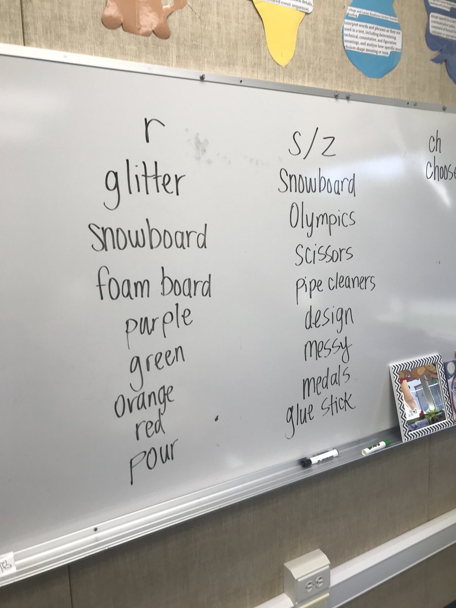 WomerJessica's tweet photo. We had lots of fun practicing our speech at the conversational level while discussing the Winter Olympics and making these snowboarders. @MEE_FUESD #fuesdslps https://t.co/QjRDqgiR0r
