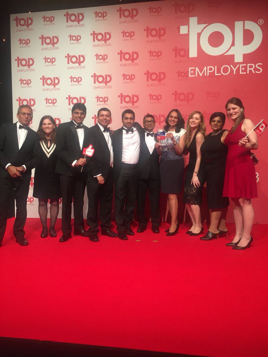 y_ychauhan's tweet photo. The top TCS HR team enjoying being the top employer #teuk2018 @TCS_UKI https://t.co/w24NznP88J