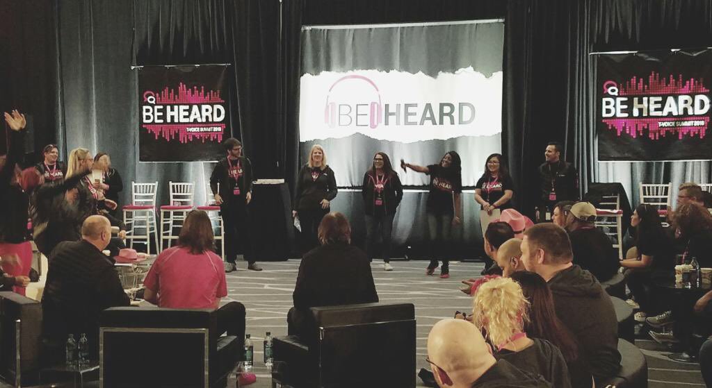 So proud of the Branded Retail Frontline T-Voicers presenting to our CEO on the fly.....and rockin’ it! #TVoiceRocks #TVoiceSummit2018 #BeHeard