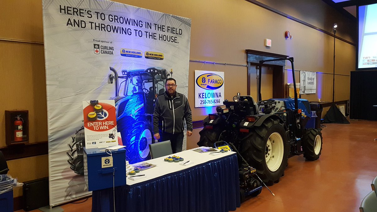dbwarrener's tweet photo. Scotties is well under way in Penticton BC. Come see the New Holland booth and enter the draw for a Pressure Washer.@NHAgriculture @CurlingCanada #NHcurling https://t.co/lezFlOH2E8