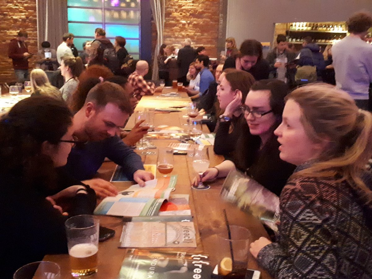 react_magazine's tweet photo. Thanks everyone for coming to the launch event of our #10thissue of #REACTmag and enjoying the first look at ENDURANCE and its articles. Please get involved with the magazine for the next issue SYNERGY and consider blogging with us! https://t.co/NNeMIi4v7U