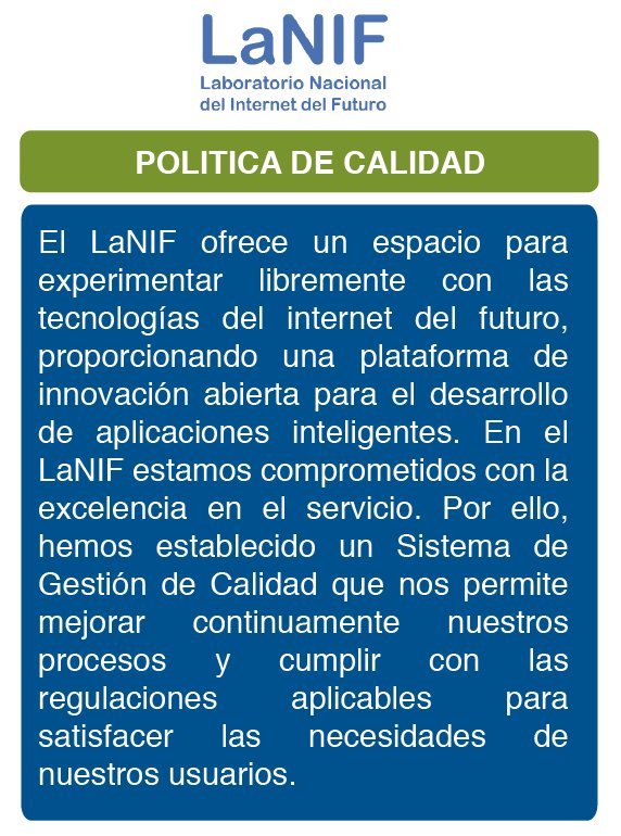 LaNIFInfotec's tweet photo. Te invitamos a conocer nuestra política de calidad #ISO9001:2015 @InfotecMexico @Fiware_Mexico https://t.co/Z5HRvTmFTK