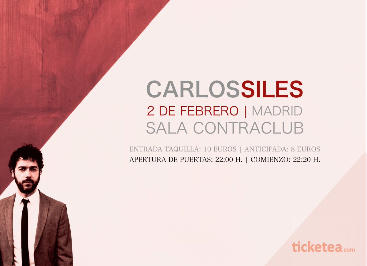 Conciertos imperdibles para el fin de semana:
Hoy: <a href="/TulsaMiren/">Tulsa</a> + <a href="/holatortel/">Tórtel</a> en <a href="/ochoymedioclub/">Ochoymedio</a> 
Viernes: <a href="/olalameta/">Ola La Meta</a>
<a href="/carlos_siles/">carlos siles</a> <a href="/Contraclub/">Contraclub Madrid</a> 
<a href="/somoscalavera/">Calavera</a> <a href="/lasalvaje_ovd/">La Salvaje</a> 
Sábado: @AlborotadorG <a href="/cafelapalma/">CAFE LA PALMA</a> 
<a href="/yoguresdecoco/">Yogures de Coco</a> <a href="/PerdidoGodot/">Perdido Godot</a> <a href="/Gabriellaawong/">turmalina.</a> 
segundopremio.com/2018/02/01/con…