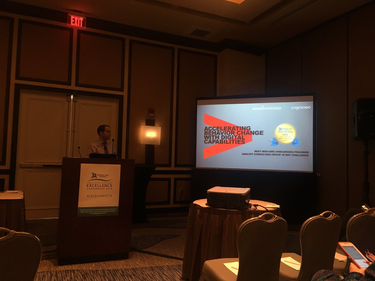 patrickkayton's tweet photo. @mccree_lake kicking off with Accelerating Behavior Change with Digital Capabilities with @barrykayton @cognician #Excellence18 https://t.co/SL53PD34A1