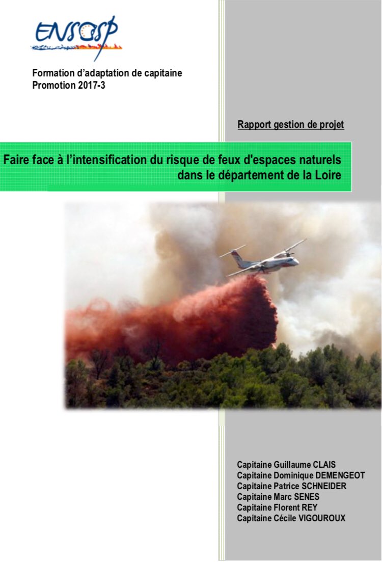 eyr_frey's tweet photo. Dernière journée pour la FAC 2017-3 @ENSOSP. Présentation de notre analyse sur la réponse opérationnelle face à l'intensification des feux d'espaces naturels @sdis42 . #feudeforet #Pompiers https://t.co/E40cjWWIFw