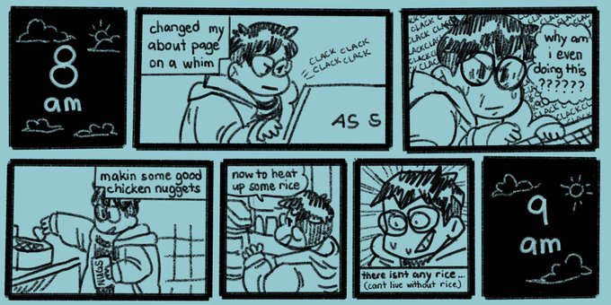 @peachfunz 8 am - 9 am #HourlyComicDay 
tryin to catch up! 