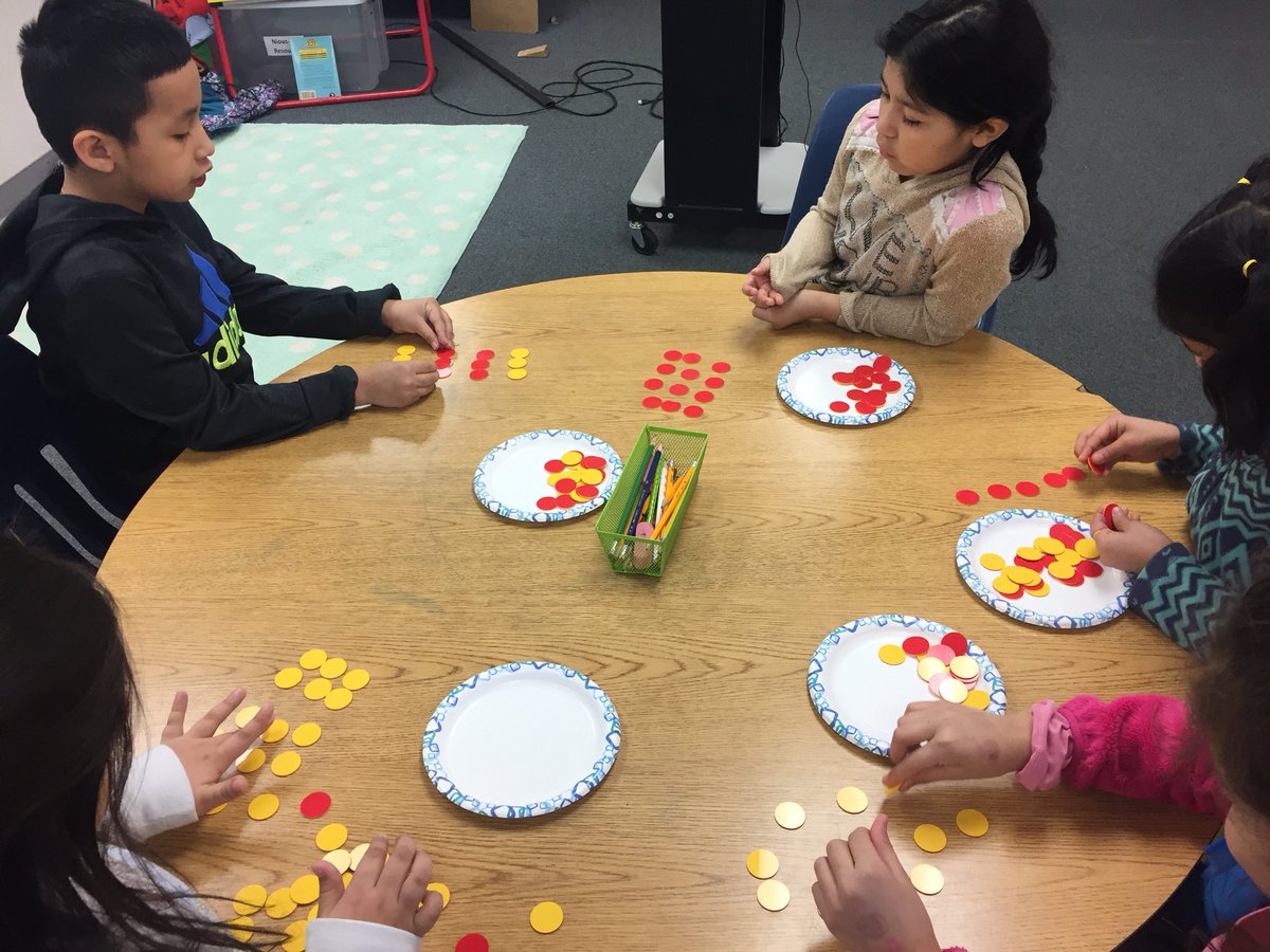 MsDavisMath17's tweet image. Some more awesome #fraction work from our 2nd graders today thinking about equal sharing.