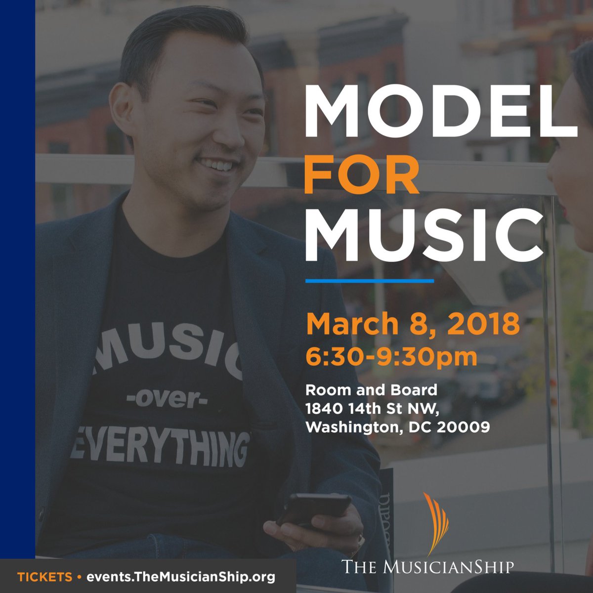 TheMusicianShip's tweet photo. Forget trying to take that bathroom selfie. Come model our new apparel line with some of DC's best photographers! | https://t.co/aOfvi6AjKX #ModelForMusic #acreativedc https://t.co/y0jbhrVUdw
