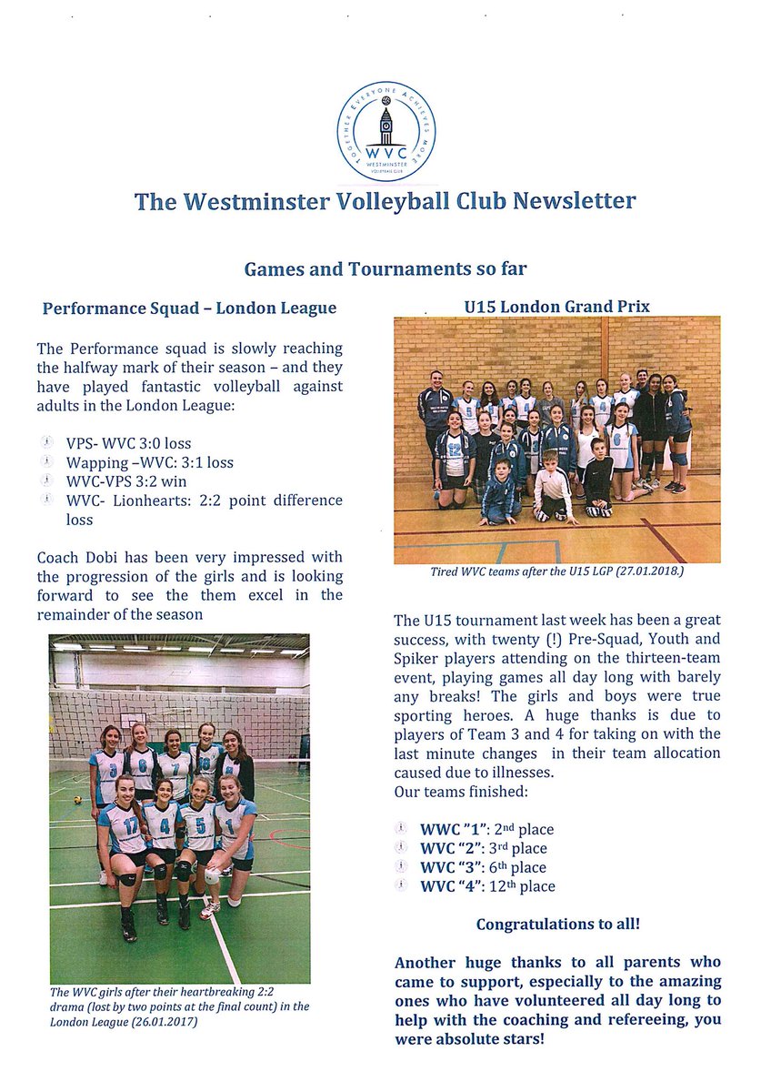 Westminster Volley tweet media