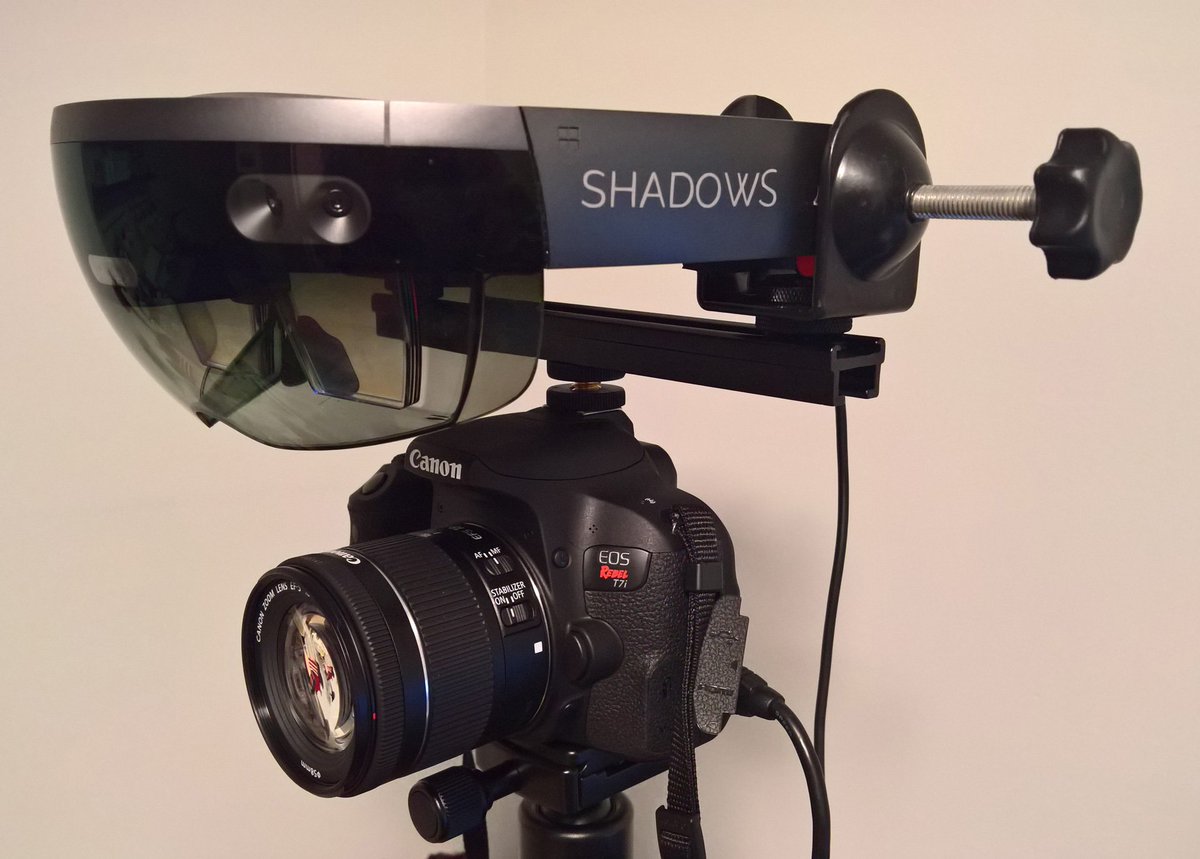 ShadowshotSys's tweet photo. Today's task? Spectator view. Enabling 3rd party video and photos for our presentation at #Buildex Vancouver this month. #HoloLens #Microsoft #architecture #buildexvan #engineering #commercialrealestate #landdevelopment #ar #vr #mixedreality #bts https://t.co/qNXfz1XgNy