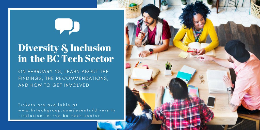 network_tap's tweet photo. Join us on Feb 28 to learn about the findings of the #DiversityandInclusion in the #BCTech Sector Report and how to get involved in future initiatives to promote a more inclusive environment for everyone. 

Get your tickets here: https://t.co/0qs6SdfpCu https://t.co/8eslxXPZ1w