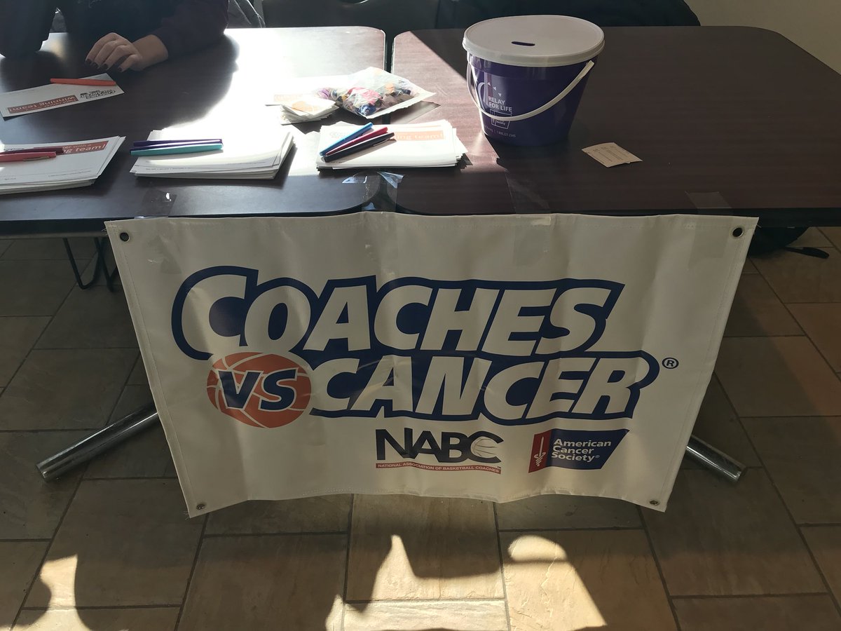 Coach’s vs. Cancer is happening this Friday!!! Come support @ 6pm in the gym!