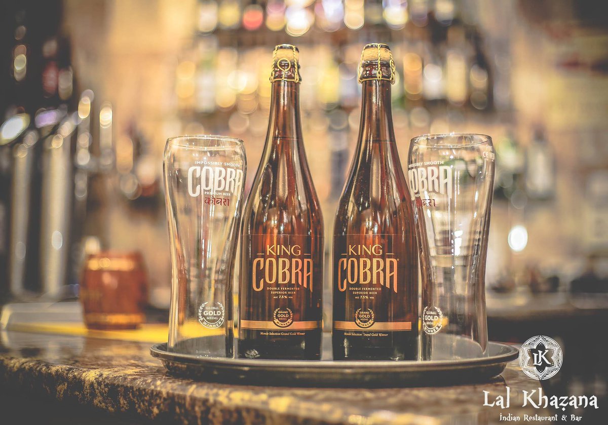 Dry January is finally over! Come to Lal Khazana and celebrate with a bottle of King Cobra! #FinallyFebruary