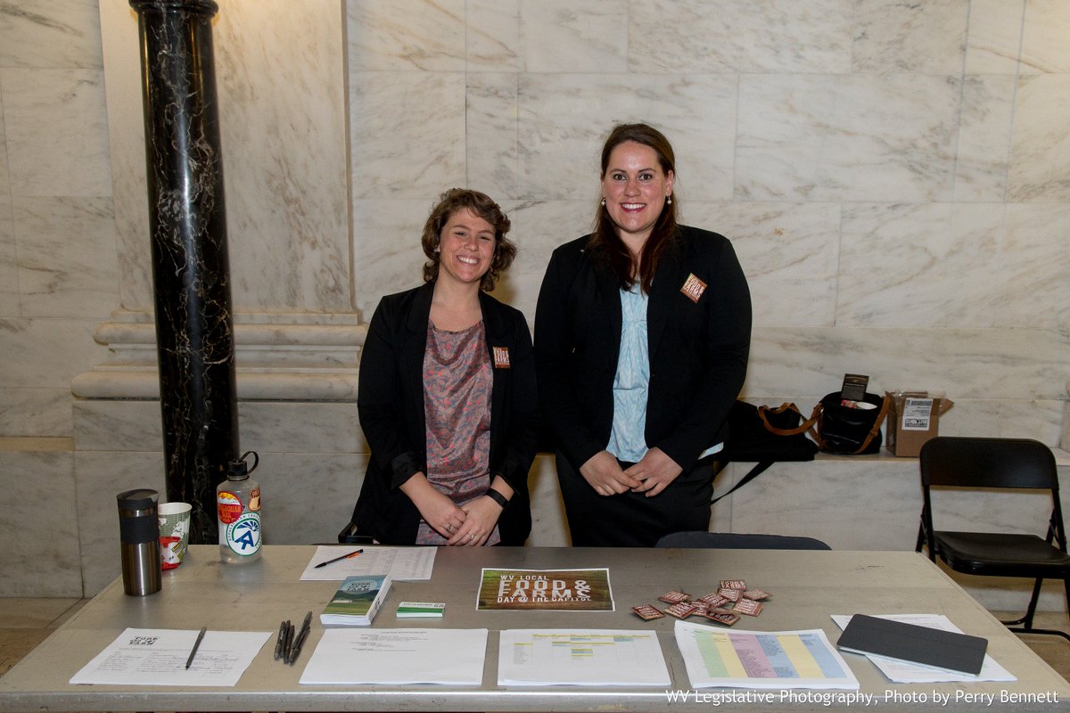 wvfood's tweet photo. Just two farm girls advocating at Local Food &amp; Farms Day '17! 👩‍🌾 Advocating can be a little intimidating at first, but it's an incredible feeling to see farmers from around the state coming together! Register for Local Food &amp; Farms Day! https://t.co/SgpumzVW4M https://t.co/V3vICzb0kJ