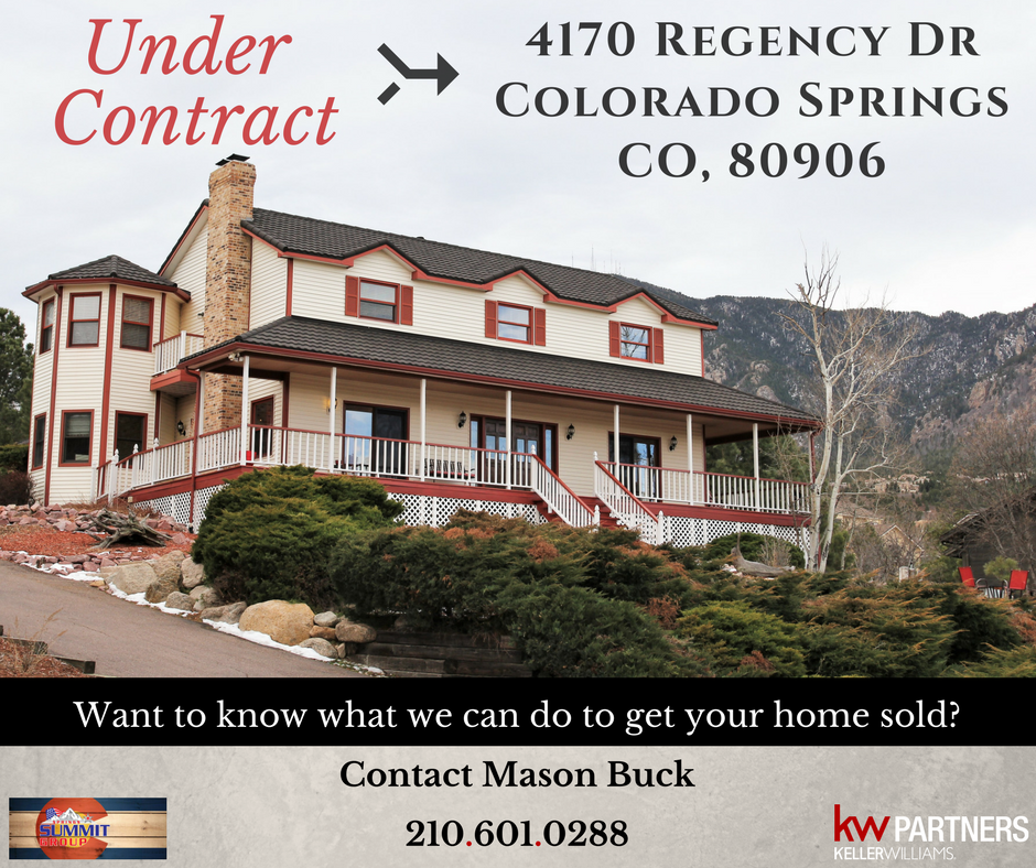 kwsummitgroup's tweet photo. Another one goes Under Contract! Happy client = Happy Springs Summit Group!
#ColoradoRealEstate #AnotherOne #1KW https://t.co/3Og3JqAfFF