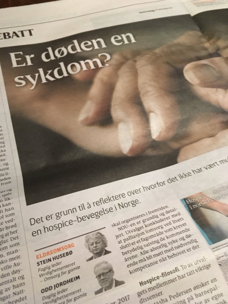 AstridRonsen's tweet photo. Er døden en sykdom? https://t.co/pHjygrSZM2 https://t.co/ZXs9hXSxD3