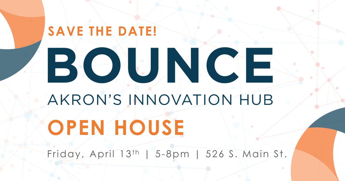 Join us for the official launch of Bounce! This open house will include tours of Bounce community offices, virtual reality experiences, local food and drinks and more! Event details and registration are in the link below. Hope to see you there! 
bit.ly/2npio85