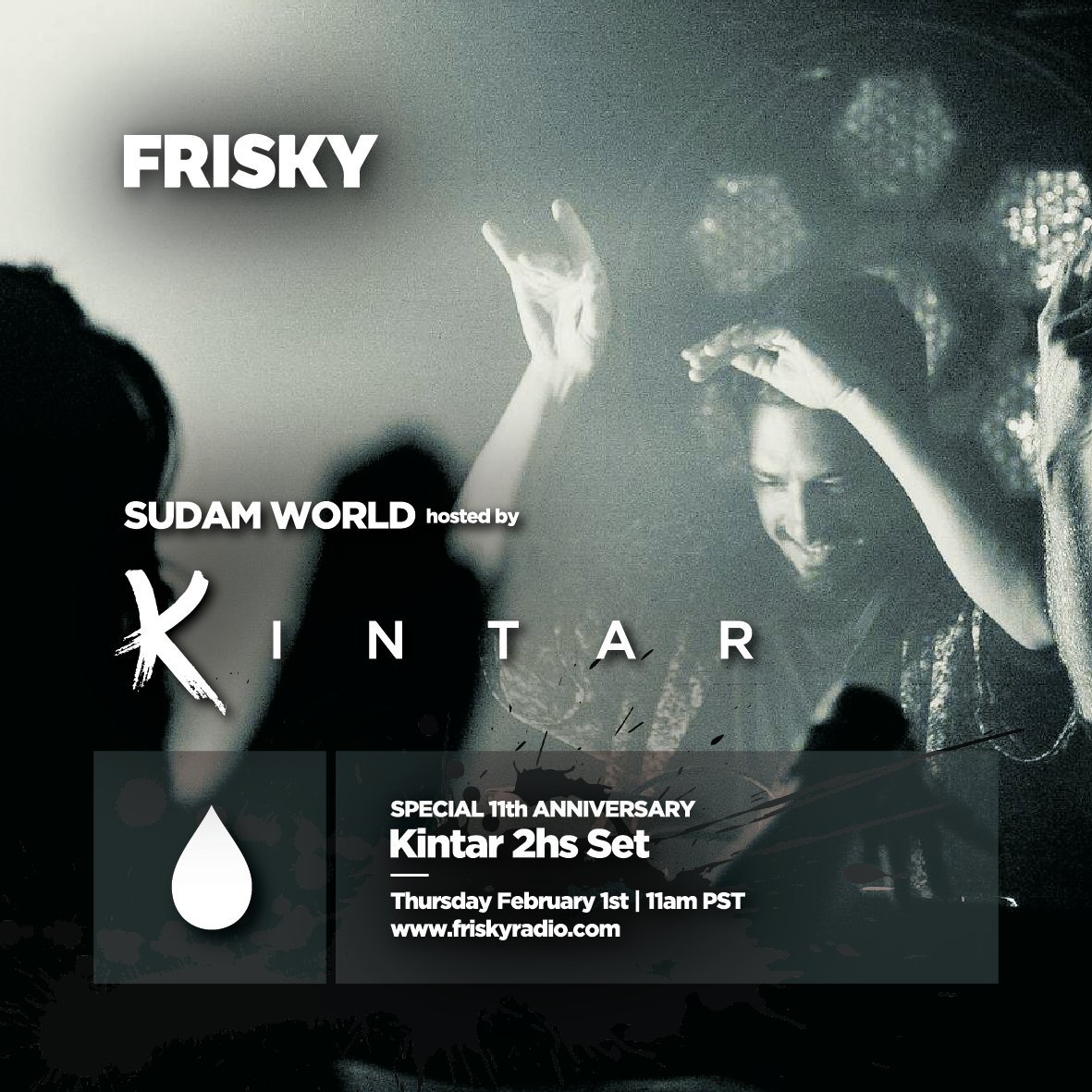 Coming up on <a href="/friskyradio/">FRISKY</a> our 11th anniversary! Special 2hs by <a href="/DJKINTAR/">KINTAR</a> friskyradio.com