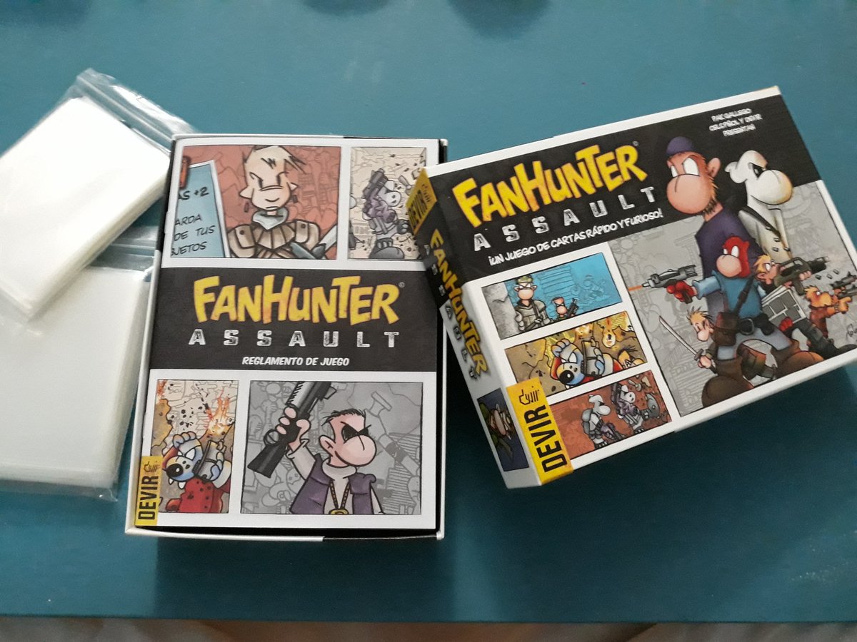 espideroso's tweet photo. #fanhunter assault ya ha llegado, ahora a #enfundar y leer el reglamento, partidita antes de dormir. @DevirIberia @celspinol https://t.co/K3LxwoDkzx