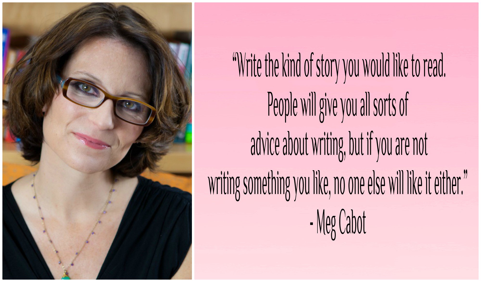 Happy Birthday to Meg Cabot, who is the author of many popular teen and romantic novels. 