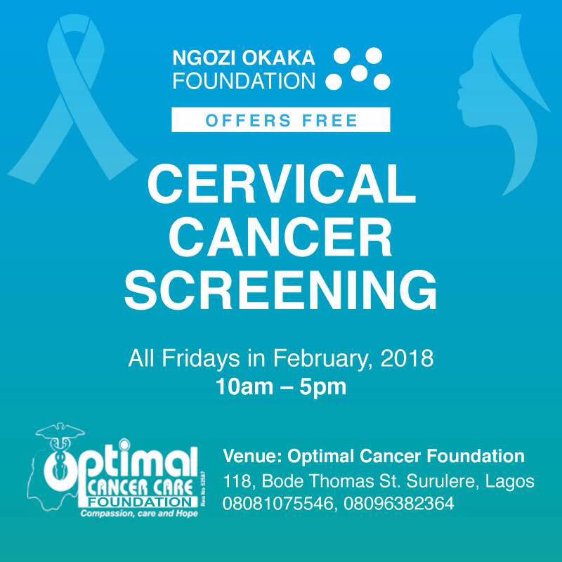 Ngo_kaka's tweet photo. Free Cervical Cancer screening every Friday in the month of February #LetsScreen #CervicalCancer # https://t.co/pn7f66BL41