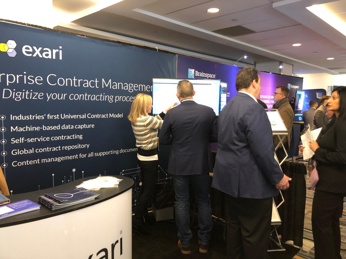 Exari's tweet photo. We had a great time at #legalweek18 NY! Check out our upcoming events here #legaltech https://t.co/HD8sNE7xjJ https://t.co/2ThF61ihrG