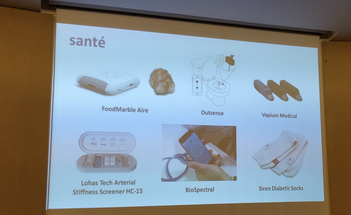 Dlalande75's tweet photo. #RetourCES2018 Les bizarreries repérées en #Esante #hcsmeufr : détecteur de topinambour.dans l'haleine, chaussette pour diabétiques/thermique, Outsense pour des #Wc connectés & diagnostic de #Sante, Biospectral pour les artères... https://t.co/6Roo95NfmM