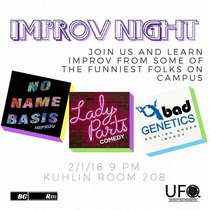 Stop by the meeting tonight for some good laughs! #ImprovNight