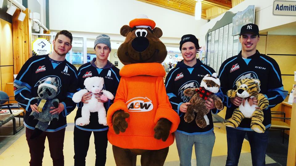 Thank you #Kootenayice for caring about your community! #TeddyBearToss
