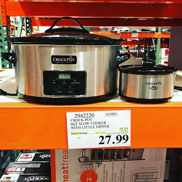 Costco: Crock-Pot 6 Qt Slow Cooker & Little Dipper only $24.99 (starts  10/30) - Gather Lemons