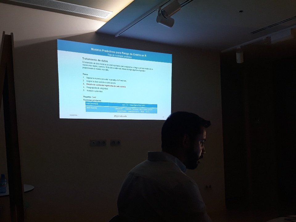 dgalmenzar's tweet photo. Y ahora podemos disfrutar de la la charla que llevo a #9JRes @fjgranadosortiz sobre Modelos Predictivos para Riesgo de Crédito. https://t.co/6NpYWatZO9