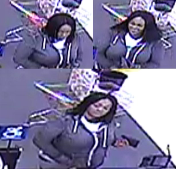 FriscoPD's tweet photo. ***SHARE***The subject in these photos is suspected of taking a wallet in Frisco. We don’t condone this behavior and would like to speak to her about it. I If you have any information about her or this offense please message us or call 972-292-6200, in reference to CFS#17133734. https://t.co/VATr4AzFVi