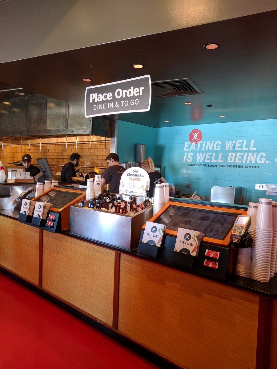 ObsessedwithCS's tweet image. OUTSTANDING service today from Josh at @PeiWei. Offering drinks while we waited for our food even though we showed up early! Kept a smile the whole time despite the lunch rush! Great job!