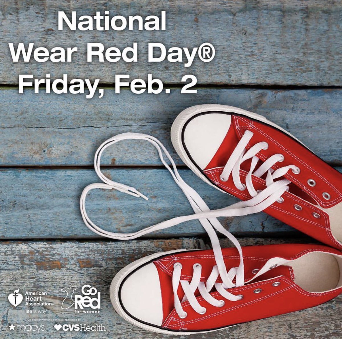 BrisaAlfaro_PM's tweet photo. FRIDAY FEBRUARY 2nd is #NationalGoRedDay ❤️PLEASE join me in wearing #Red tomorrow to help bring awareness to #Strokes and #HeartAttacks TAG ME, Let me See your RED!! #IEGoRed #StrokeSurvivor #WearRedDay #NoMoreBadDays https://t.co/A42ClPw8cP