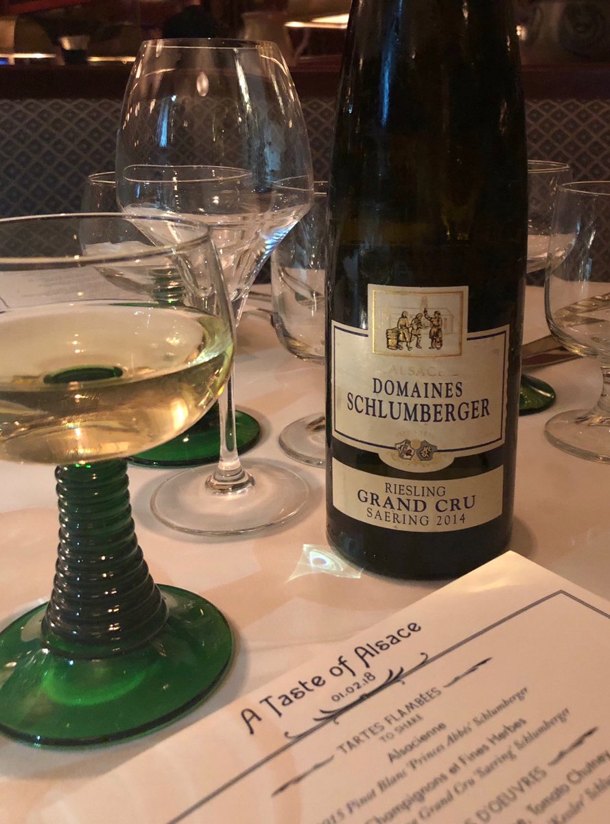 Tartes Flambees with Riesling ‘Saering’ - Fabulous <a href="/Bellanger_N1/">Bellanger_N1</a> menu matching Grand Cru <a href="/Sevschlumberger/">Domaine Schlumberger</a> wines