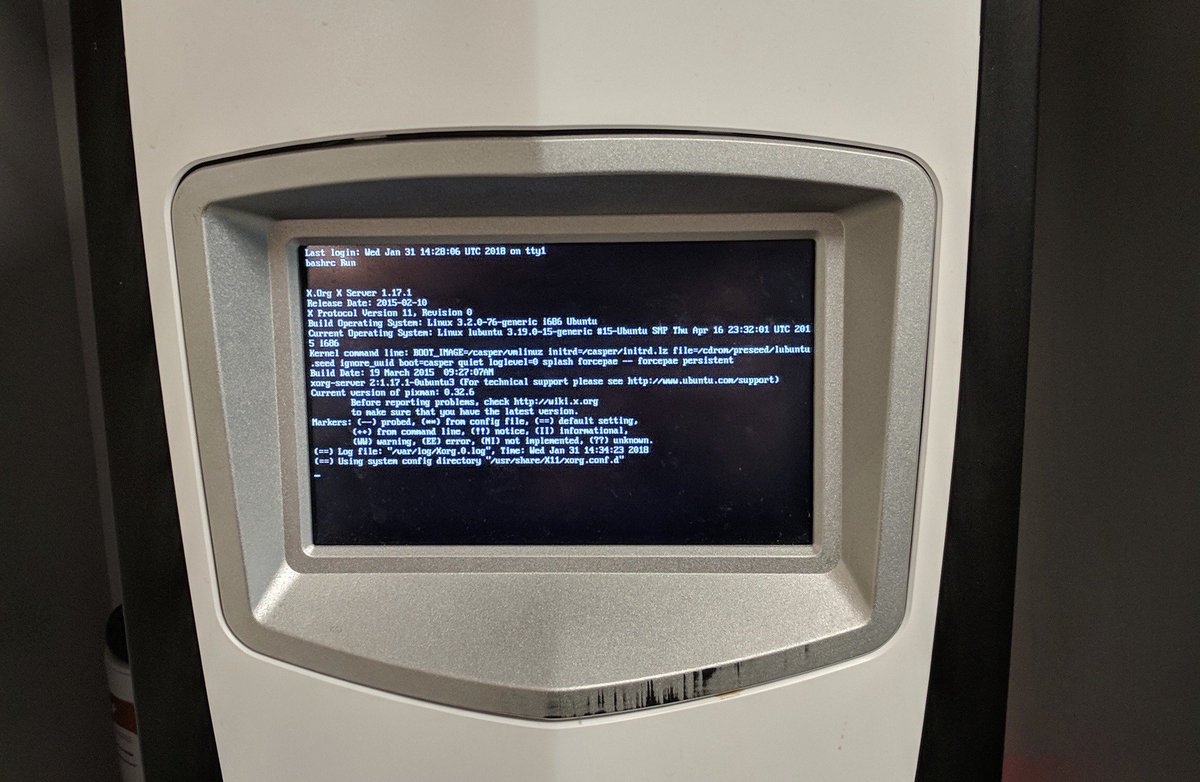 pdelre's tweet photo. @lardcanoe Here's what one of our coffee machines as outputing yesterday. https://t.co/WCKw4LJnFJ
