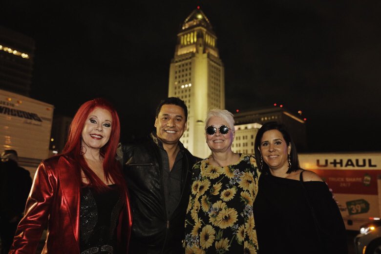 It was amazing to have the World’s Greatest Party Band, the B-52s, back in DTLA! #NightOnBroadway