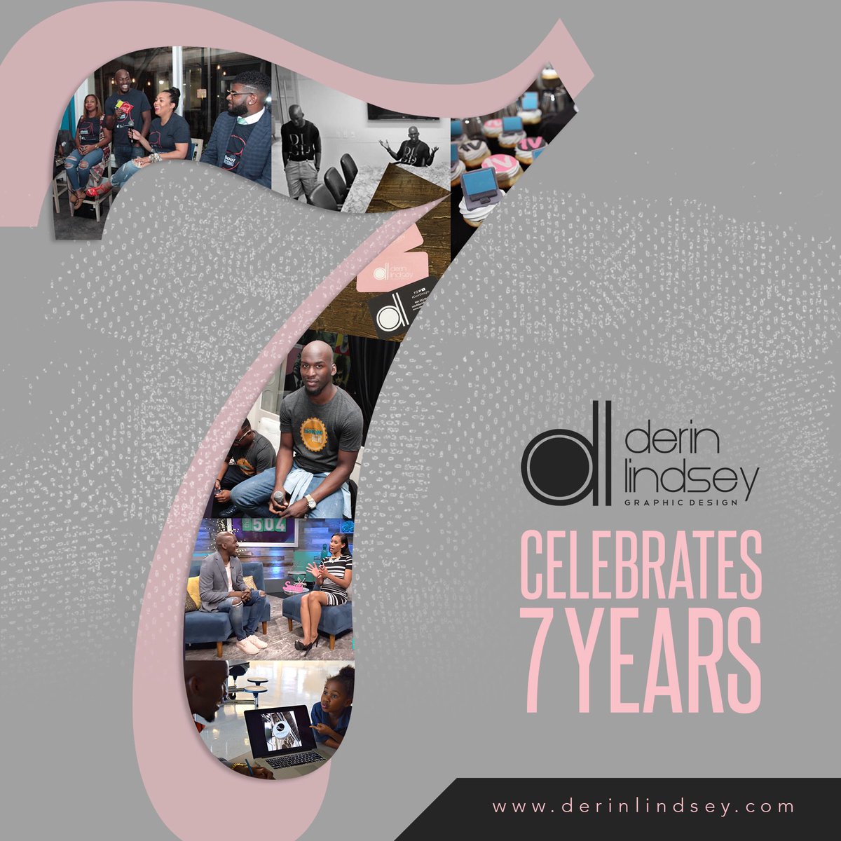 derinlindsey's tweet photo. Derin Lindsey Graphic Design Celebrates 7 YEARS!!!!! Est. 2011 #idoflyers #DLGD #DerinDesigns https://t.co/Ft86hkL3do