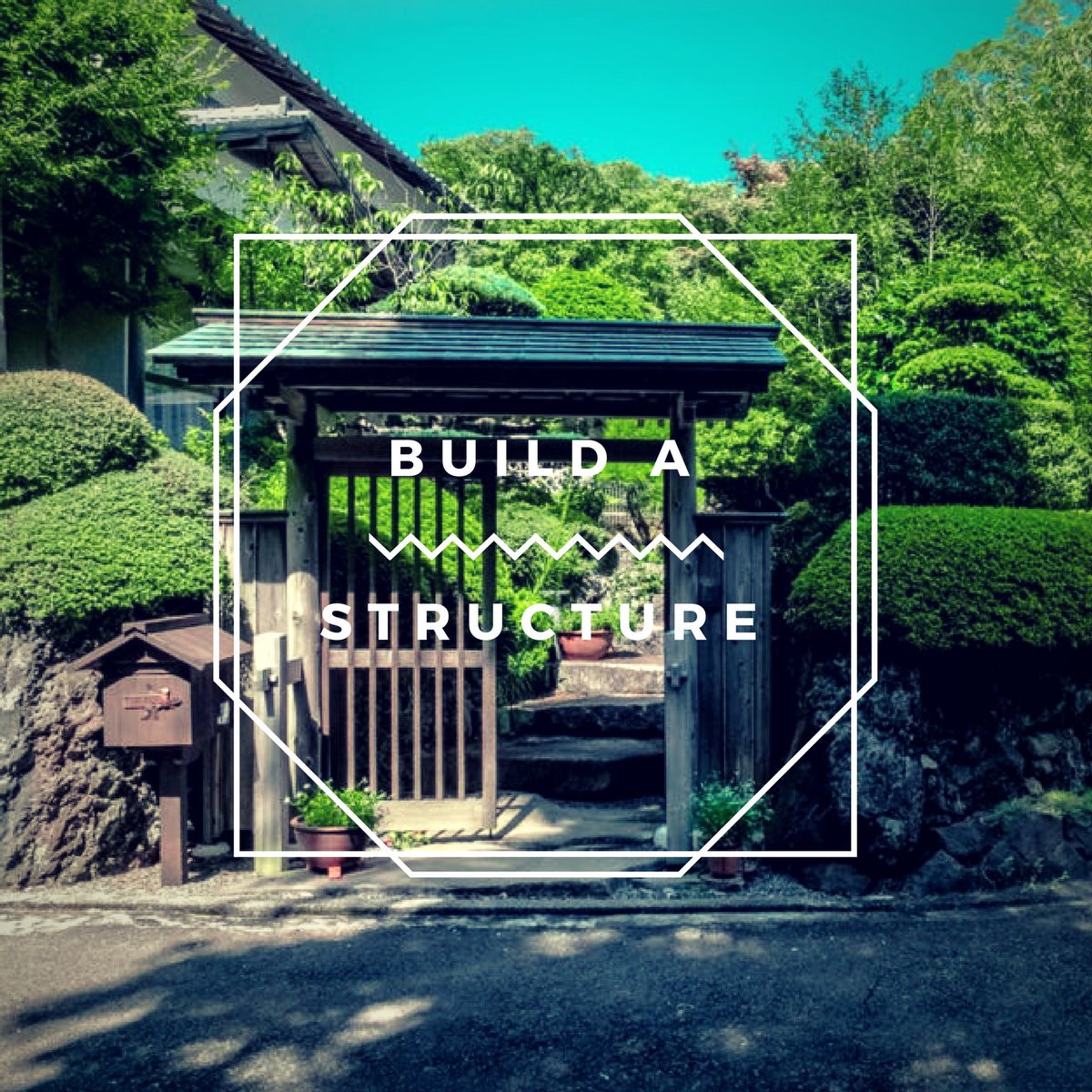 Another creative way to disguise your AC unit is to use a decorative wall or structure to shade your machine. Make sure it still has room to function properly.